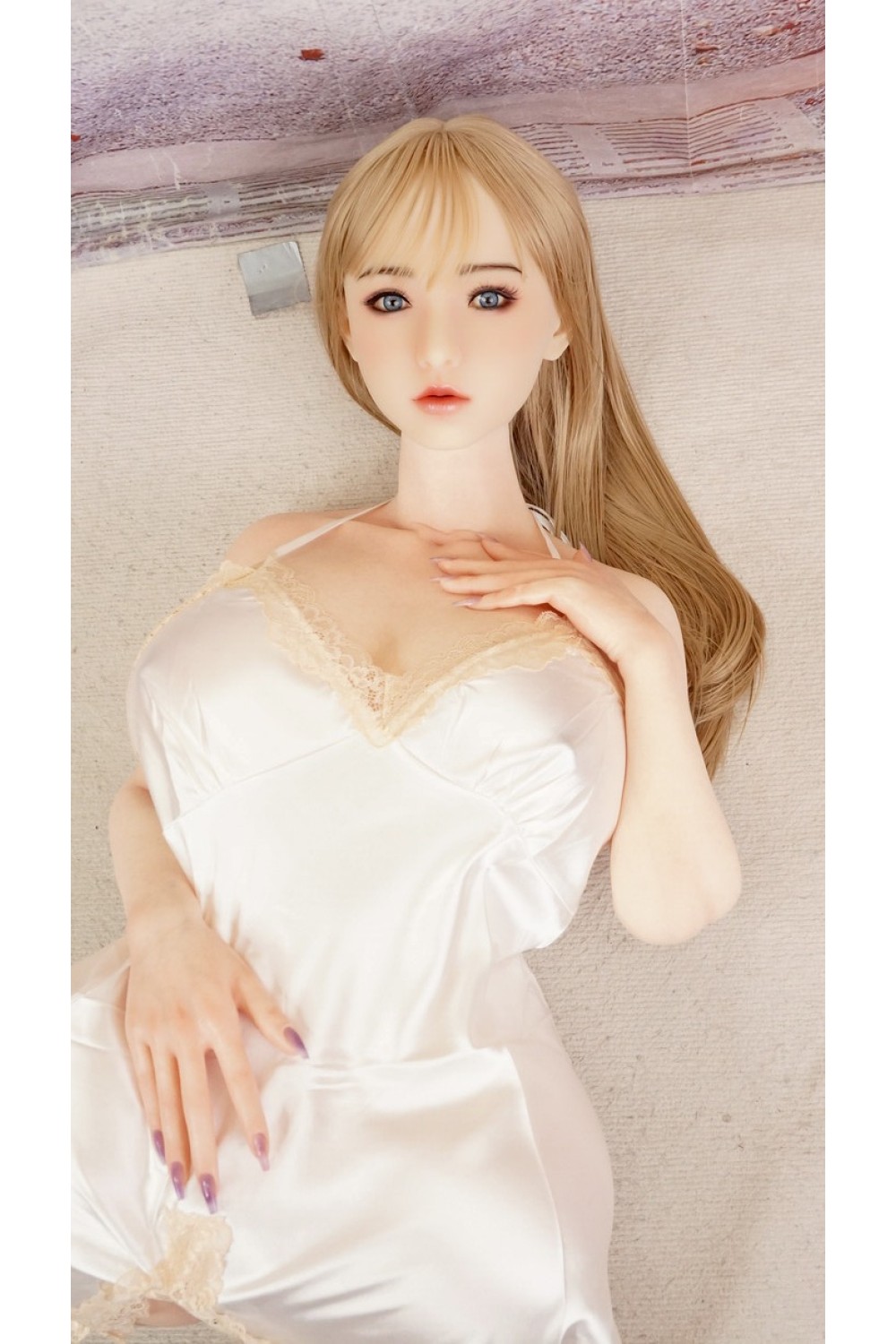 【中古】【初心者応援パック 新古超美品】 Real Girl（D工場製）#D9軟質シリコンヘッド 職人メイク 口開閉機能付き+MDDOLL Arcana 半身ラブドール 85cm Jカップ ボディのリアルメイク 超柔らかいゼリー胸 【トルソーシリーズ】【フルシリコン製】【オプション多数】