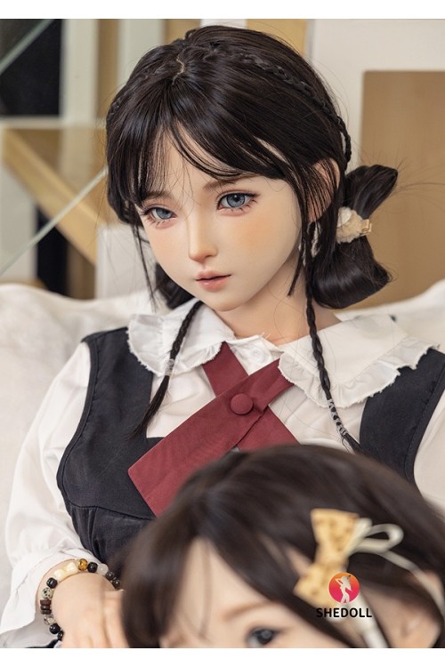 【新品】SHEDOLL 148cm Dカップ 双子 南溪（ＮanXi） 硬めシリコンヘッド 1.0 ラブドール メイク ボディー材質など選択可能 カスタマイズ可能 掲載画像はフルシリコン製 SHE 0045