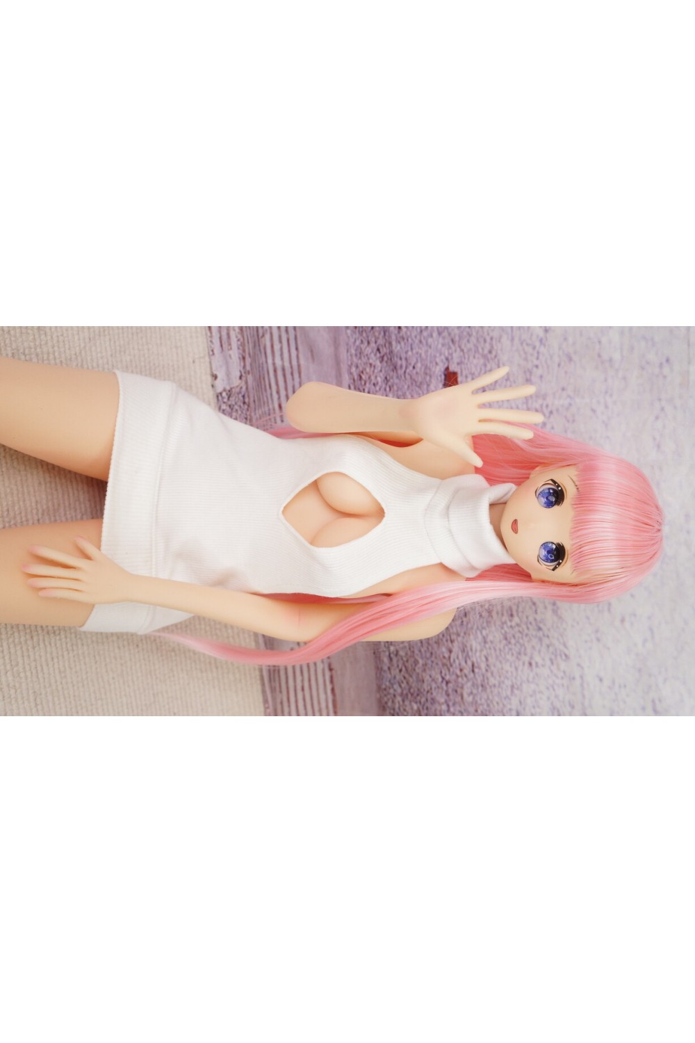 【O初心者応援パック 新古超美品ホール未使用品】Mini Doll #S1ソフトビニール製ヘッド 75cm普通乳