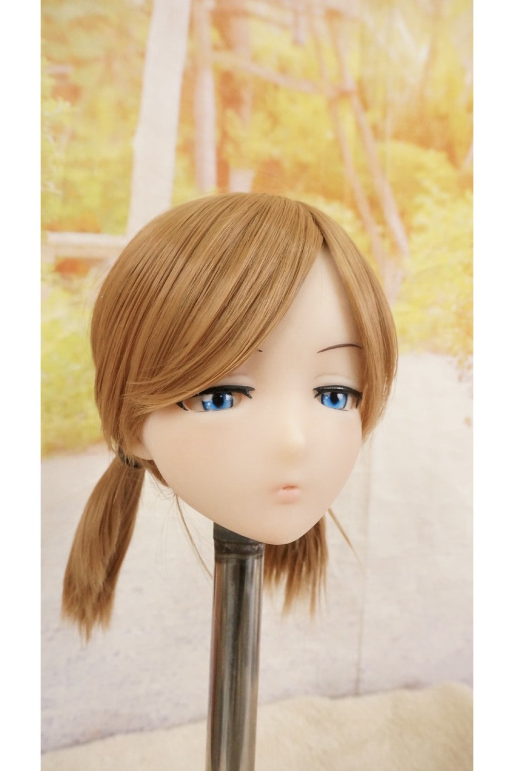 【O国内検品済 新品未使用即納品】 DollHouse168 色気美人 #RicoBシリコンヘッド単品(90〜95cm推奨)(茶髪)