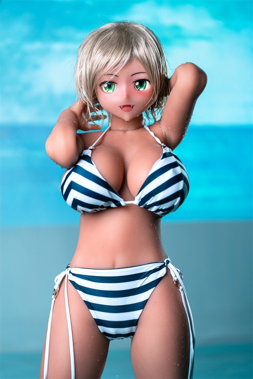 【新品】フルシリコン製 アニメドール 凹凸咪 Aotume 155cm Hカップ 欧米風#1ヘッド 及びボディー材質選択可能 AOT 0002