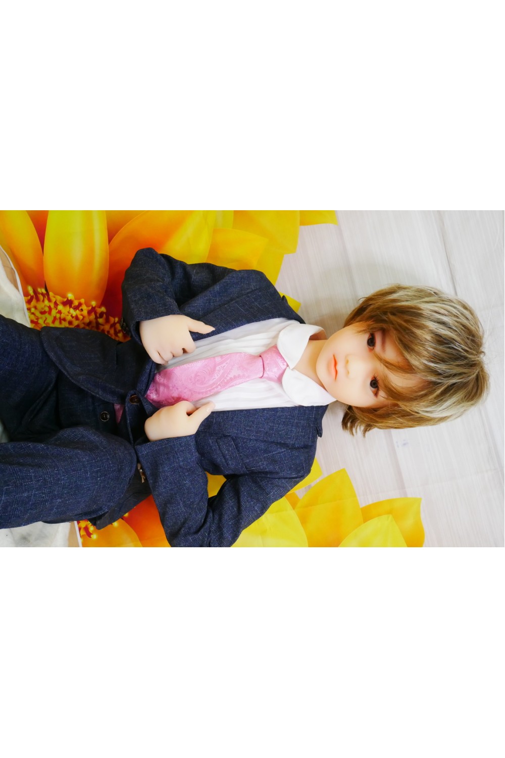DHDOLL 130cm #豪ちゃん 男性型ラブドール 加温加工OP 視線移動 肌色 ナチュラル