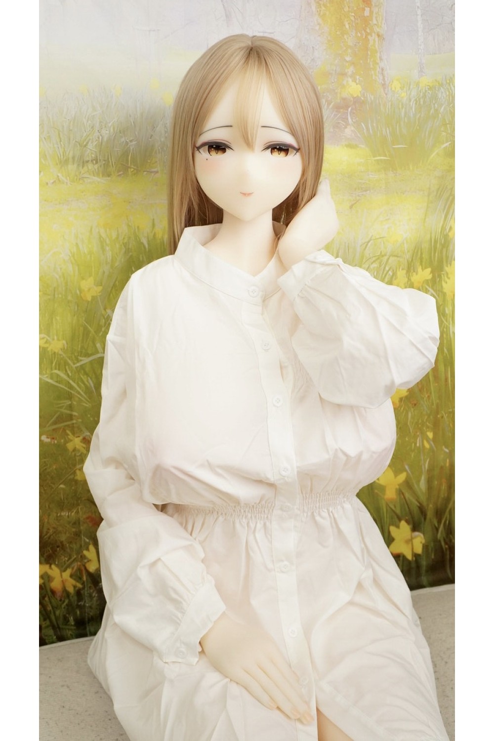【中古】【O初心者応援パック 新古未使用品】Aotume Doll #131シリコンヘッド 160cm Kカップ 指関節OP