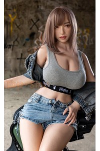 【新品】【アートワークカスタム版 爆撃機】TOPSINO 新作「爆撃機」実践向け 155cm Hカップ T35 Mili スポーツブラ デニムショーツ ラブドール 等身大ドール フルシリコン製ラブドール TOP 0049
