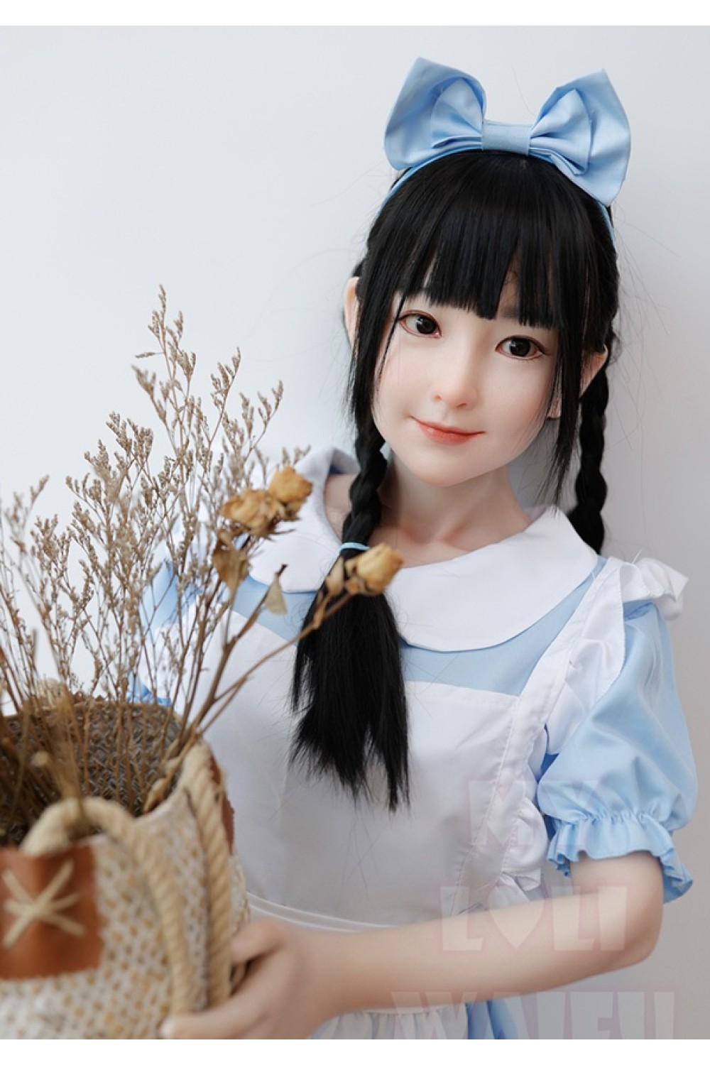 【新品】My Loli Waifu 略称MLWロり系ラブドール フルシリコン製 138cm Bカップ Rena頭部 メイク選択可能 MLW 0034