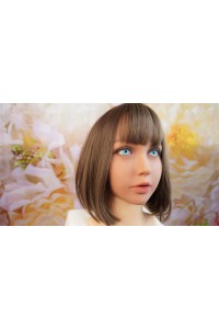 WMDOLL #233 TPEヘッド単品 M16ジョイントボルト 肌色 ダークブラウン