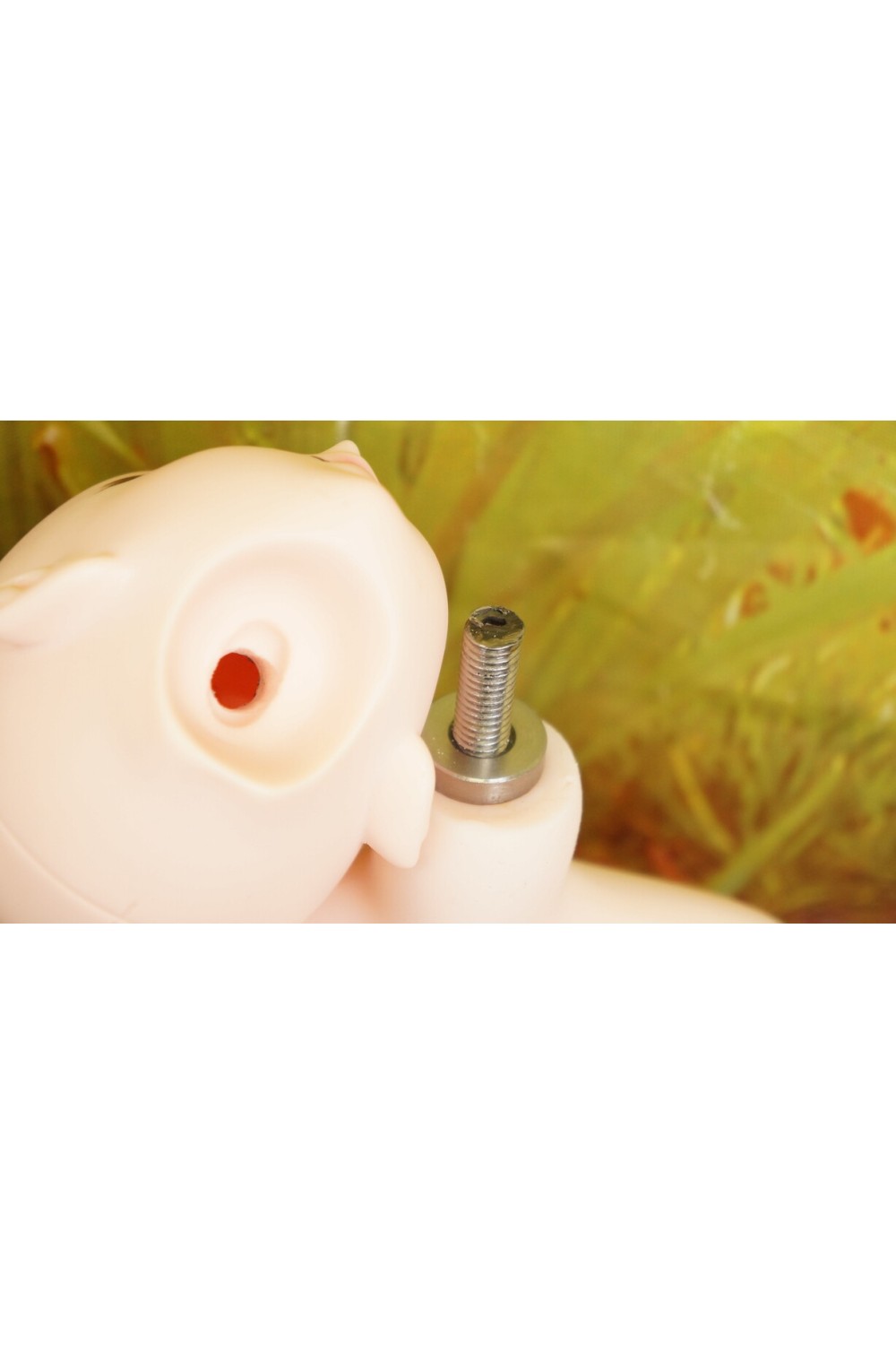 【中古】【中古超美品】Mini Doll #鹿島ソフトビニール製ヘッド 60cm(E60)ゼリー胸 専用骨格