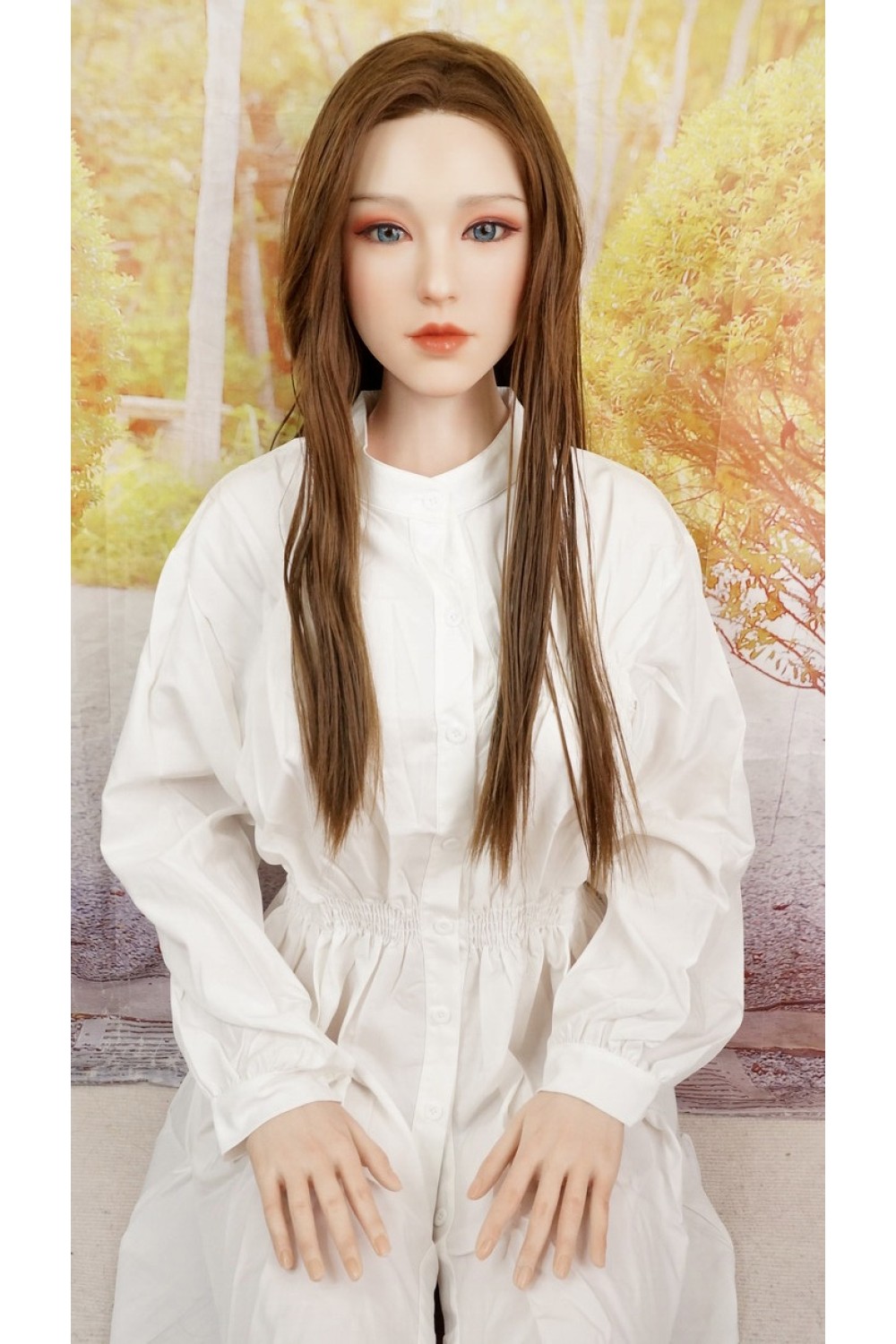 【中古】【初心者応援パック 中古超美品】Starpery #Saner硬めシリコンヘッド 髪の毛の植毛OP 171cm Dカップ 全身リアルメイク 【フルシリコン製】