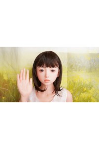 【O初心者応援パック 新古超美品ホール未使用品】アート技研(Art-doll) #M2ヘッド-オーラル可能(舌付き) (ほくろあり)148cm貧乳 M16ジョイント汎用版
