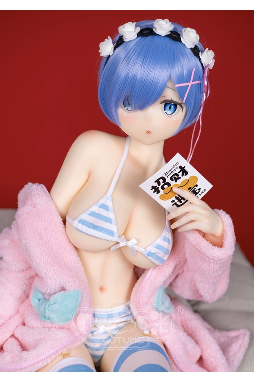 【新品】Aotume Doll アニメドール 145cm Dカップ #126ヘッド レムcosplay ヘッド及びボディー材質選択可能 AOT 0076