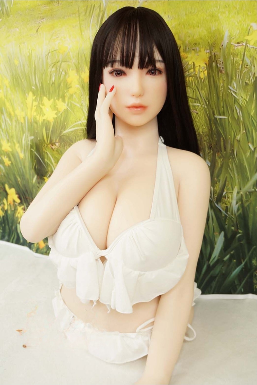 【新古美品】Sino Doll #30ヘッド 75cmトルソー 腕付き Jカップ 各所柔らか仕上げ 眉毛と下睫毛植毛OP 視点移動 お尻の柔らか仕上げOP 新骨格 肌色 ナチュラル