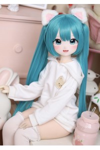 【新品】MOZU DOLL 85cm Aカップ 小音ちゃん ソフトビニール製頭部 TPE製ボディ 肌色＆眼球色＆メイク＆ウィッグ＆衣装は宣材写真と同じ 6kg MOZU 0017
