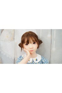 【初心者応援パック 新古超美品】WAXDOLL # R3硬質シリコンヘッド 新型 110cm バスト平 衣装付属 ボディリアルメイク付き 眉毛と睫毛の植毛 視点移動 膣の柔らか仕上げ 新骨格 肌色 ナチュラル