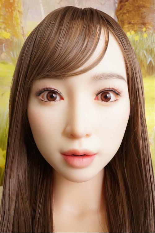 【新古超美品】Top Sino Doll #T21ヘッド RSメイク 眉毛と下睫毛植毛 視点移動 肌色 ホワイト シリコンヘッド単品