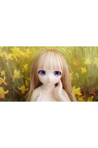 【O初心者応援パック 新古超美品ホール未使用品】MOZU DOLL #萌芽ソフトビニール製ヘッド85cm バスト大