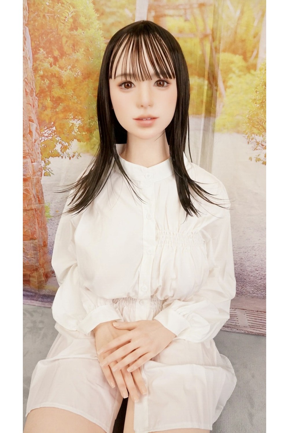 【中古】【O初心者応援パック 新古超美品ホール未使用品】蛍火日記 #三目 硬めシリコンヘッド(口開閉機能あり、オーラル可能、眉毛と睫毛植毛付き)OP 158cm Fカップ ボディ超リアルメイク 各所柔らか仕上げ 自立加工OP スーパーソフト版 【Maxシリーズ 】【フルシリコン製】【オプション多数】