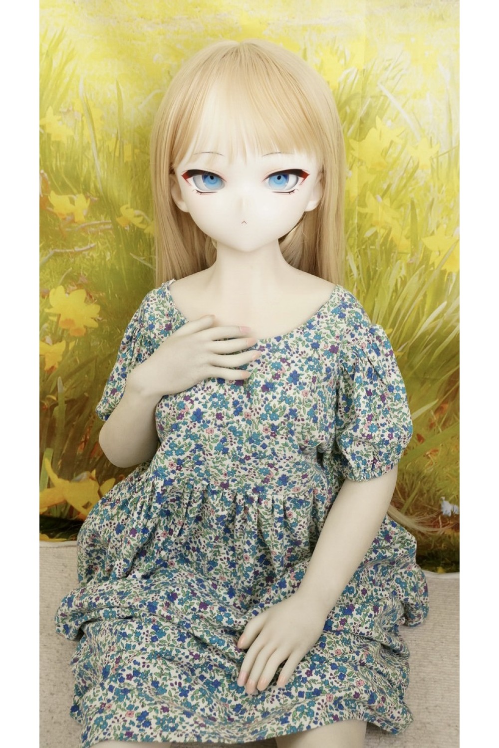 【中古】【中古美品】MOZU DOLL#薄荷ちゃんソフトビニール製ヘッド115cm バスト大
