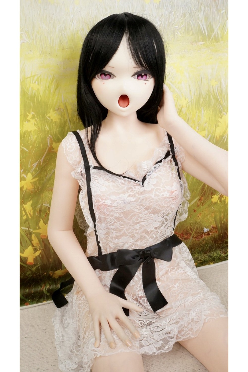 【中古】【初心者応援パック 中古超美品】MOZU Doll #星火（Xinghuo)ちゃん軟性シリコンヘッド（舌と歯付き、フェラ可能）OP 148cm Cカップ ゼリー胸OP 【オプション多数】
