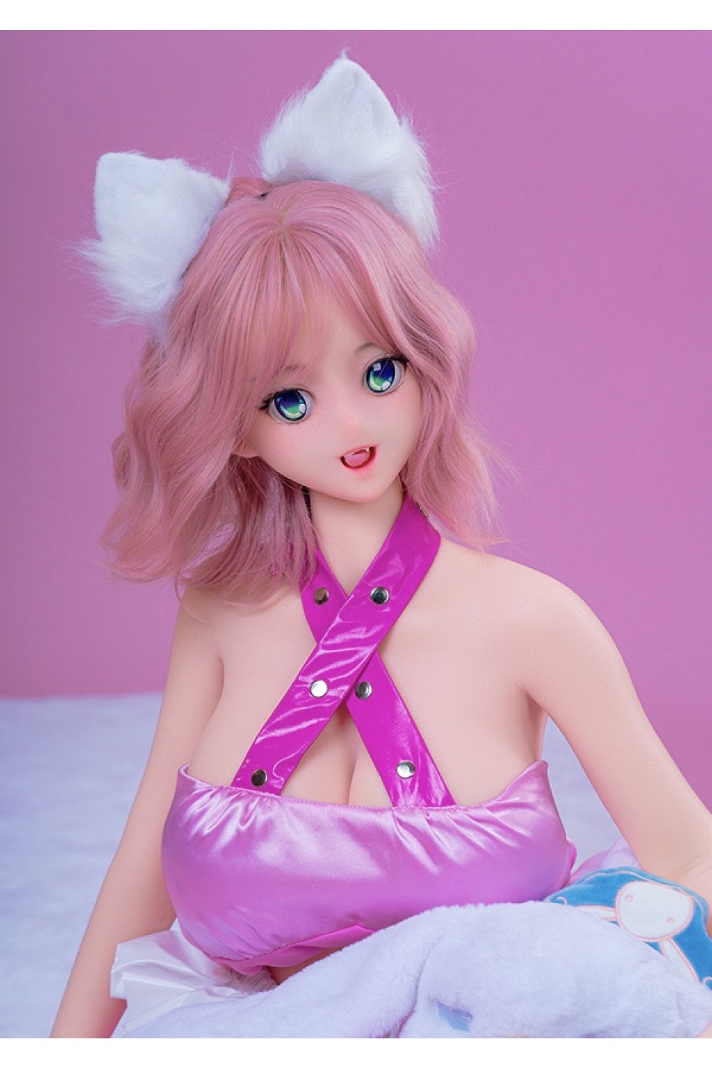 【新品】Sino Doll 実践向け 戦闘機 143cm Gカップ 巨乳 S55 凛兰(Linglan)ヘッド 掲載画像はリアルメイク付き 顔は蝋人形メイク付き フルシリコン製ラブドール アニメ顔 SINO 0019