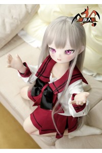 【新品】MOZU Doll【A級】85cm 奈奈（Nona）ヘッド 6kg ソフトビニール製頭部 TPE製ボディ 肌色＆眼球色＆メイク＆ウィッグ＆衣装は宣材写真と同じ 小型で軽量化で収納しやい 使いやすい MOZU 0028