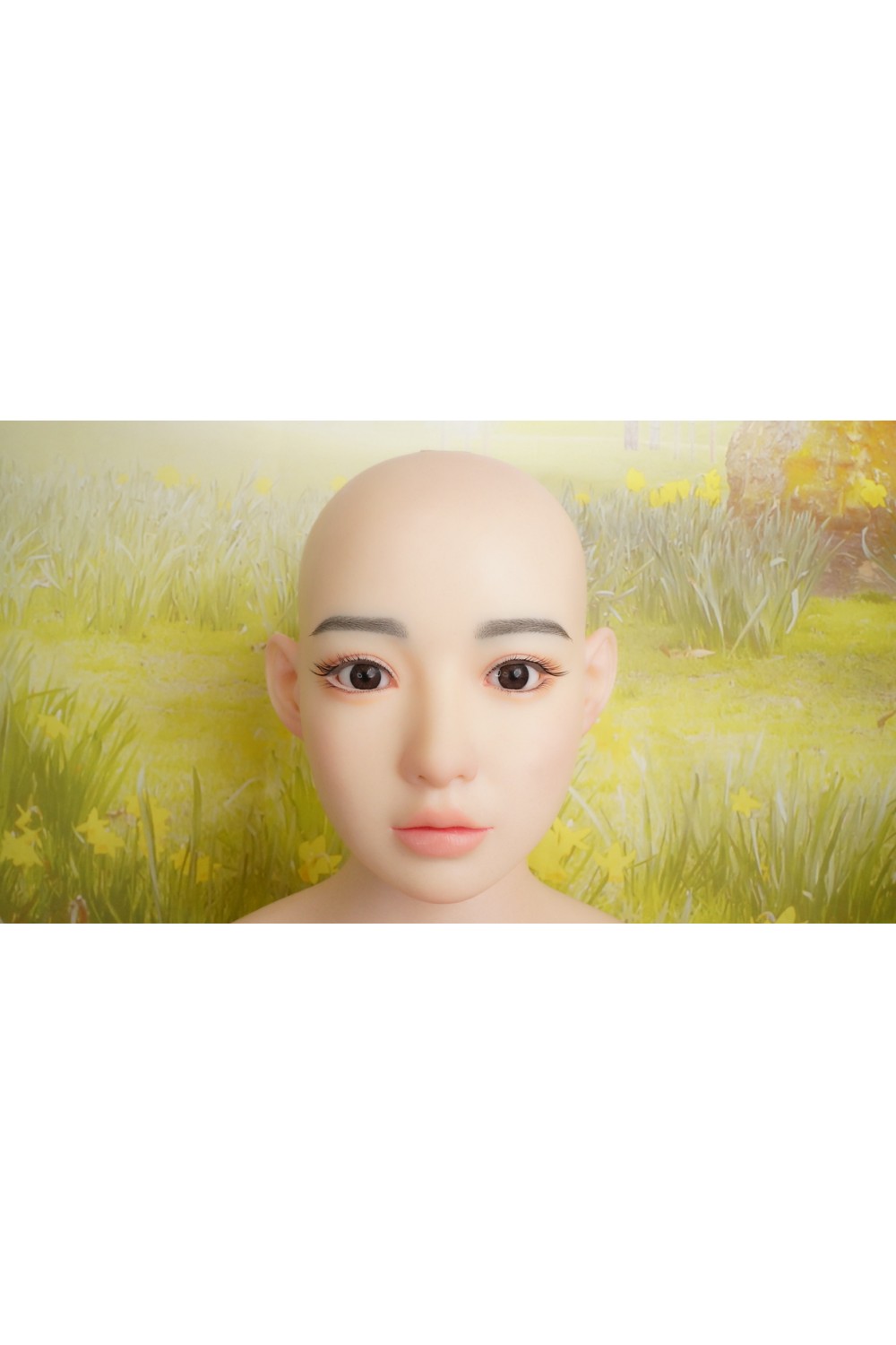 【O初心者応援パック 新古超美品ホール未使用品】WAXDOLL #GD03硬めシリコンヘッド＋J-cute 149cm バスト平