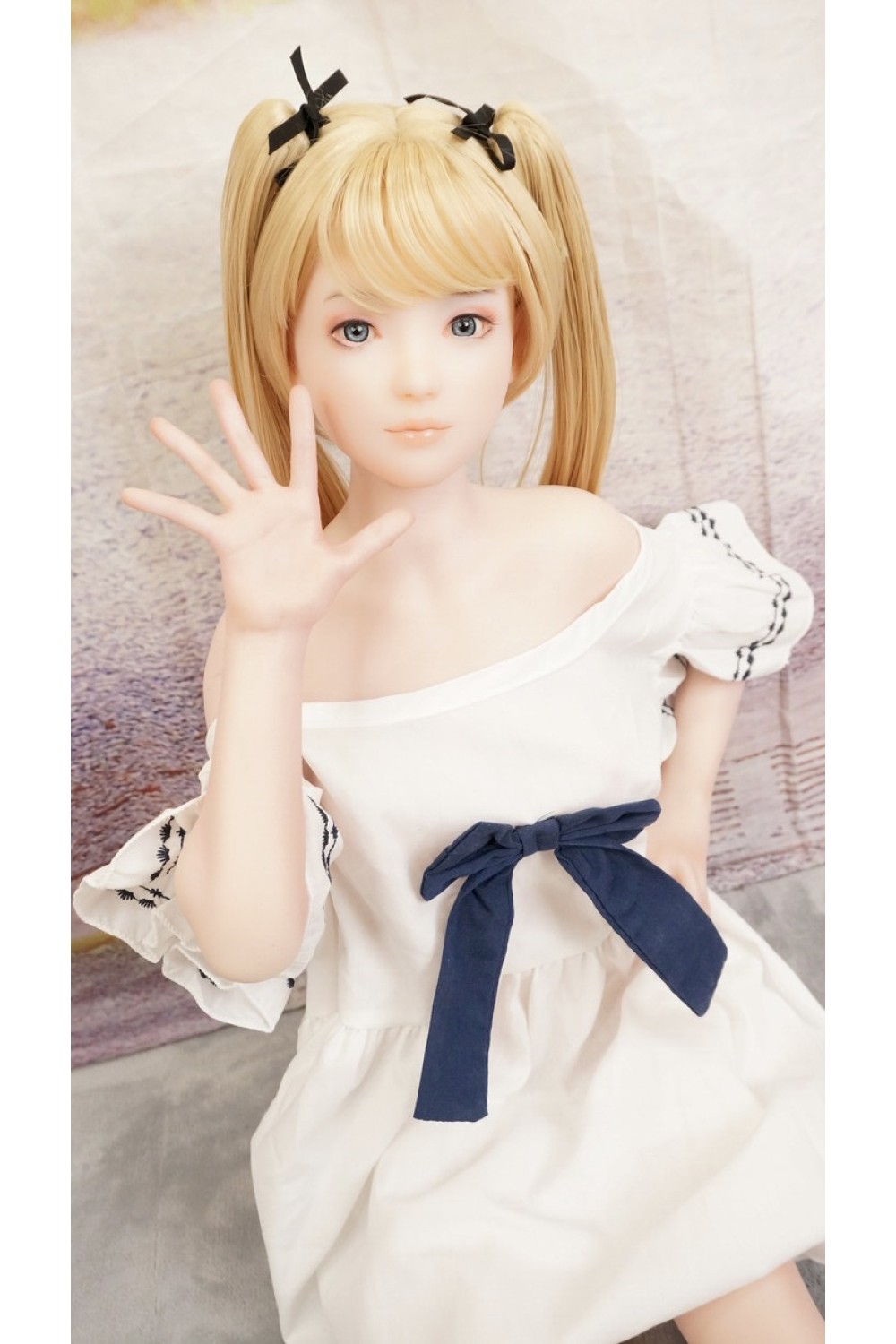 【中古】【O初心者応援パック 中古超美品ホール未使用品】WAXDOLL #GF05硬めシリコンヘッド 85cm バスト平 リアルメイク付き 膣の柔らか仕上げ 【フルシリコン製】