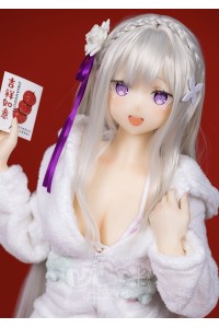【新品】Aotume Doll 155cm Cカップ #125ヘッド Emilia (エミリア) cosplay リアルアニメラブドール AOT 0078