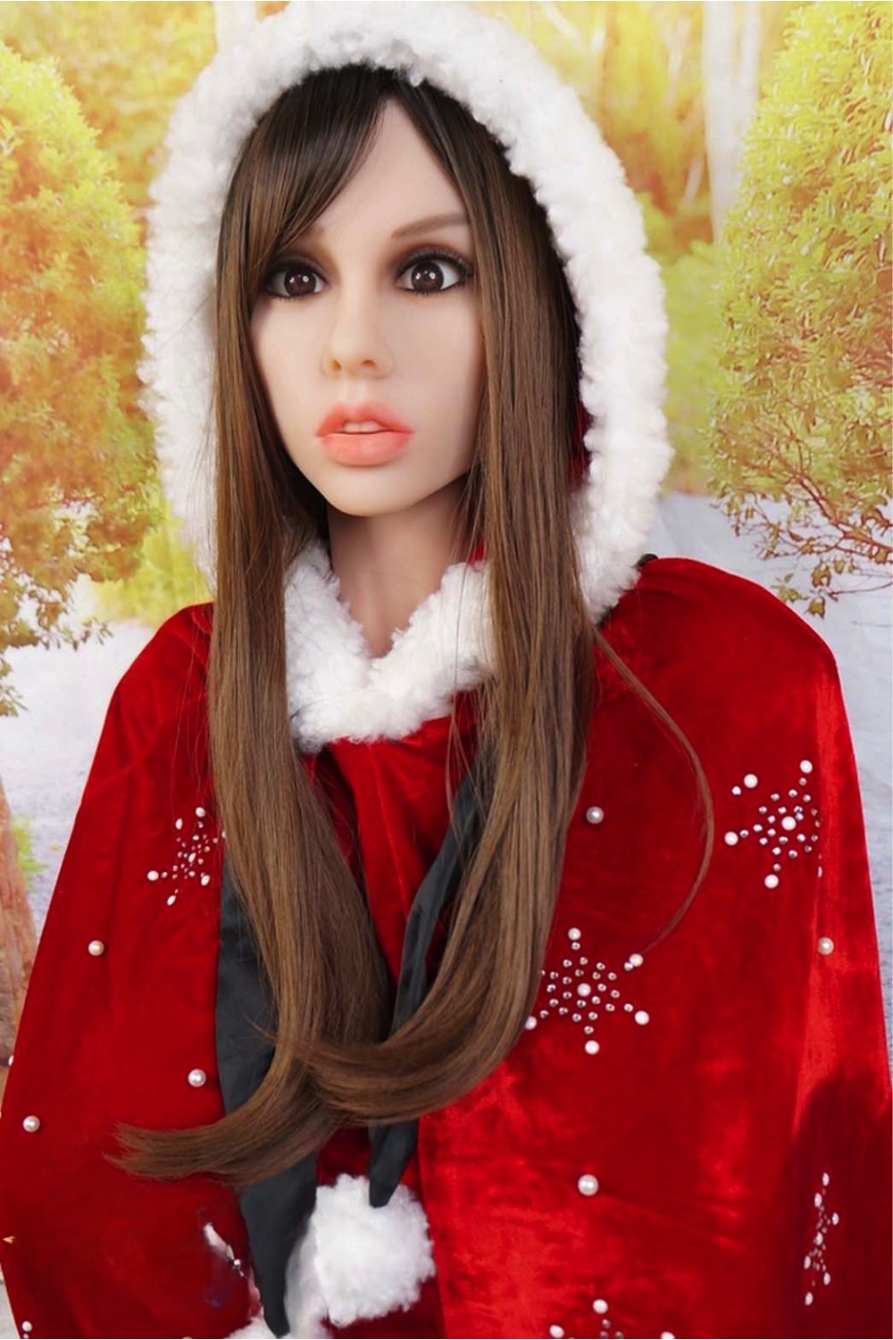 WM Dolls #372 89cm トルソー 欧米仕様 三つヴァギナ付き 腕無し 中空胸 肌色 ライトブラウン