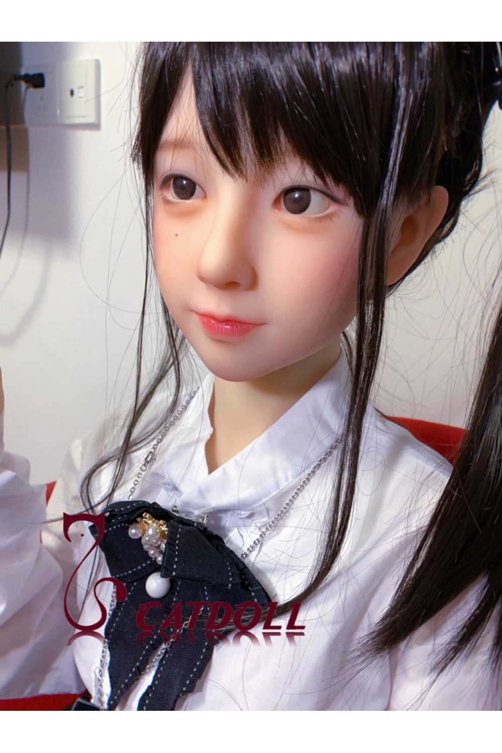 【国内検品済 新品未使用即納品】catdoll #Ya ヘッド (TPE製) 146cm B-cup 超リアルメイク 自立機能 EVO骨格 肌の色：ナチュラル