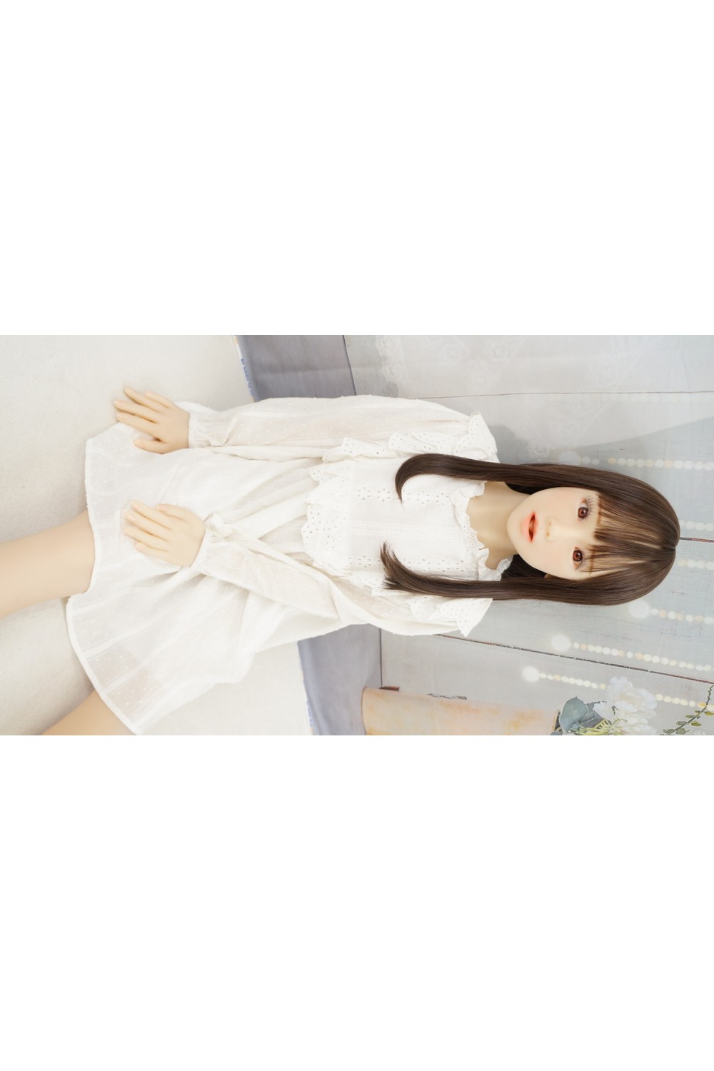 【中古】MOMODOLL #楓 132cm Aカップ 妊娠腹 温度加工OP EVO骨格 肌色 ノーマル