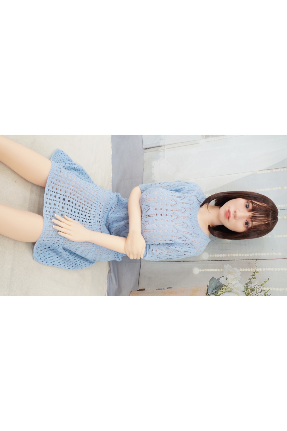 【美品】Only Love #6 硬質シリコンヘッド 158cm巨乳 ゼリー胸 下睫毛の植毛 指関節OP 自立加工OP 視点移動 EVO新骨格 肌色 ナチュラル