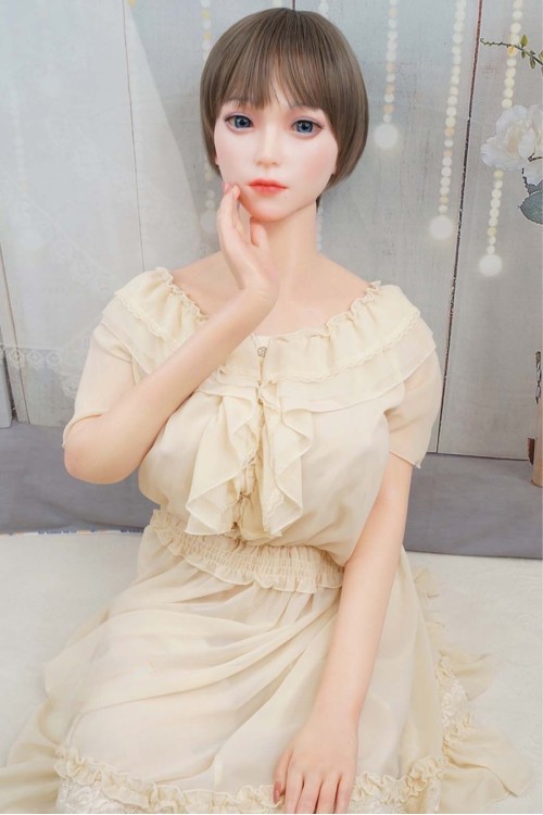 【中古】WAXDOLL #GE57Z-4 硬性シリコンヘッド＋ILDoll 160cm Eカップボディ 超リアルメイク ゼリー胸 視点移動 新骨格 肌色 ナチュラル