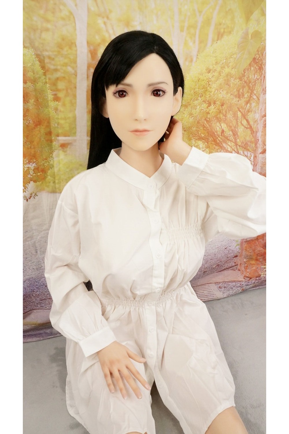 【中古】【初心者応援パック 新古超美品】Game Lady #No.03 硬質シリコンヘッド 髪の毛の植毛OP 168cm Dカップ 指関節あり 自立加工 ハードフィート(足首から足裏まで硬め)ボディリアルメイク付き 【スーパーソフト版】 【フルシリコン製】