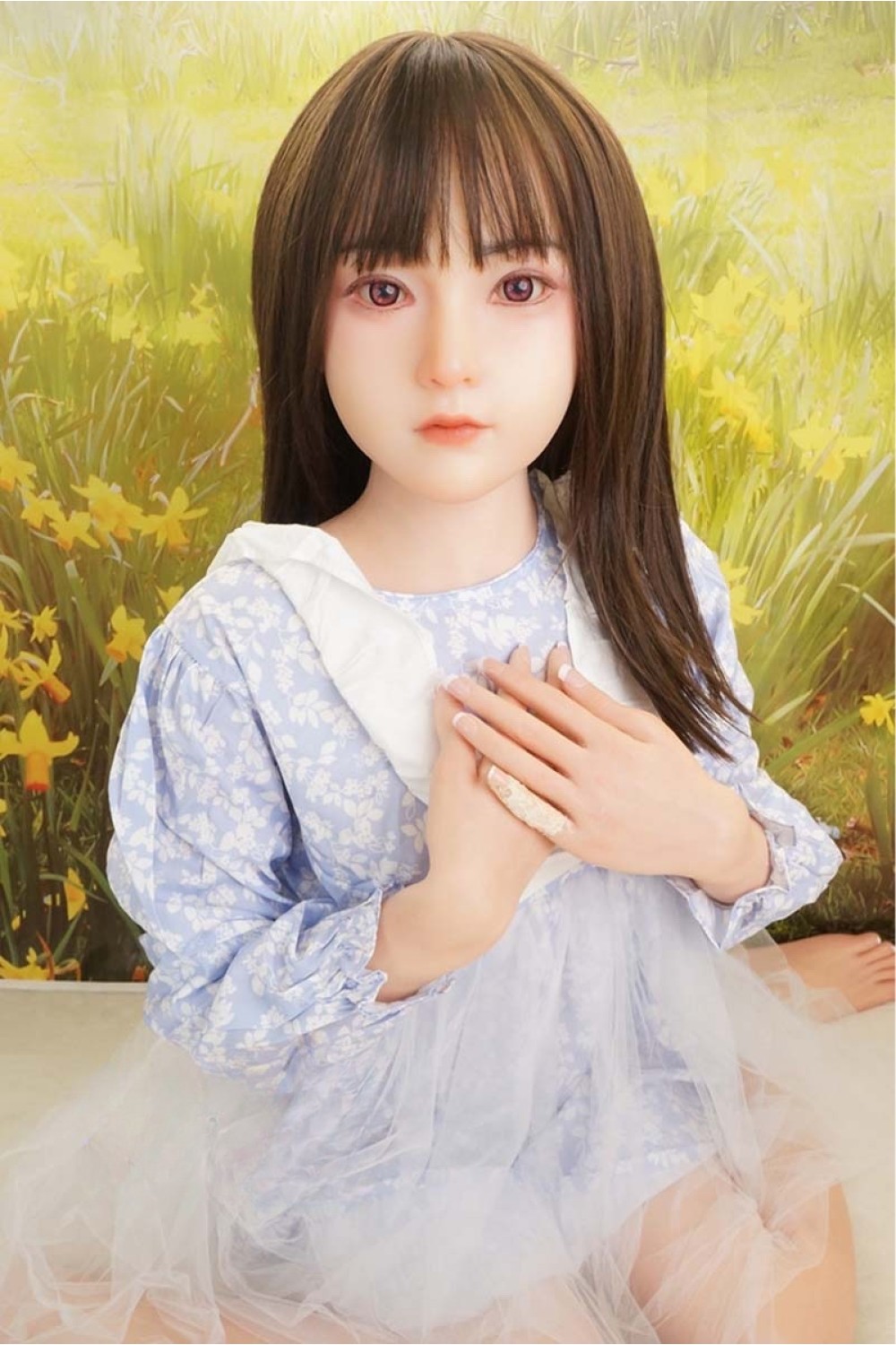 【初心者応援パック 中古美品】My Loli Waifu #陽葵Haruki 硬質シリコンヘッド +FUDOLL 136cm Aカップ フルシリコン製