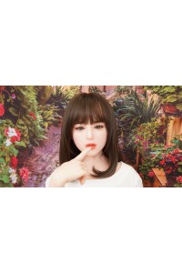 【初心者応援パック 新古美品】アート技研(Art-doll) #M1 澪(みお)ヘッド-オーラル機能なし(ほくろ無し)ヘッド 新発売 148cm Dカップ M16ジョイント汎用版 衣装付属 超リアルメイク 胸の柔らか仕上げ 眉毛と睫毛の植毛OP 視点移動 指関節 自立加工 新骨格 肌色 ピンク