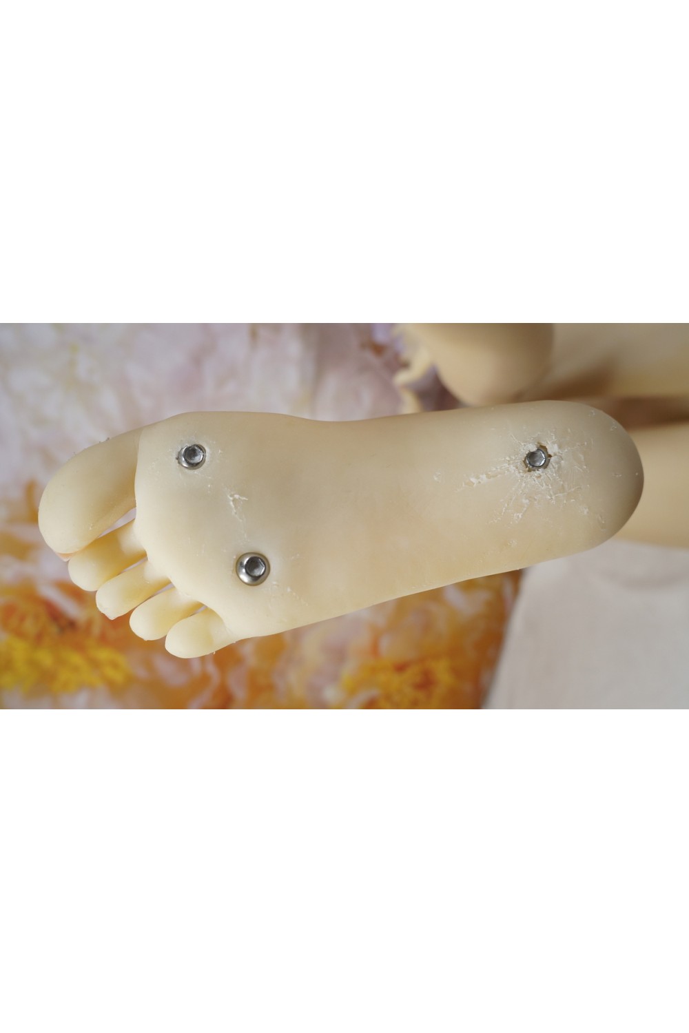 AXB Doll #84ヘッド 140cmCカップ バスト中 中空胸 自立加工 視線移動 肌色 ホワイト
