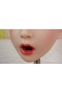 【中古】【O新古超美品 ホール未使用品】4woods A.I. doll #ルミ-オーラル-シリコンヘッド単品 柔らか仕様OP セクシーメイク