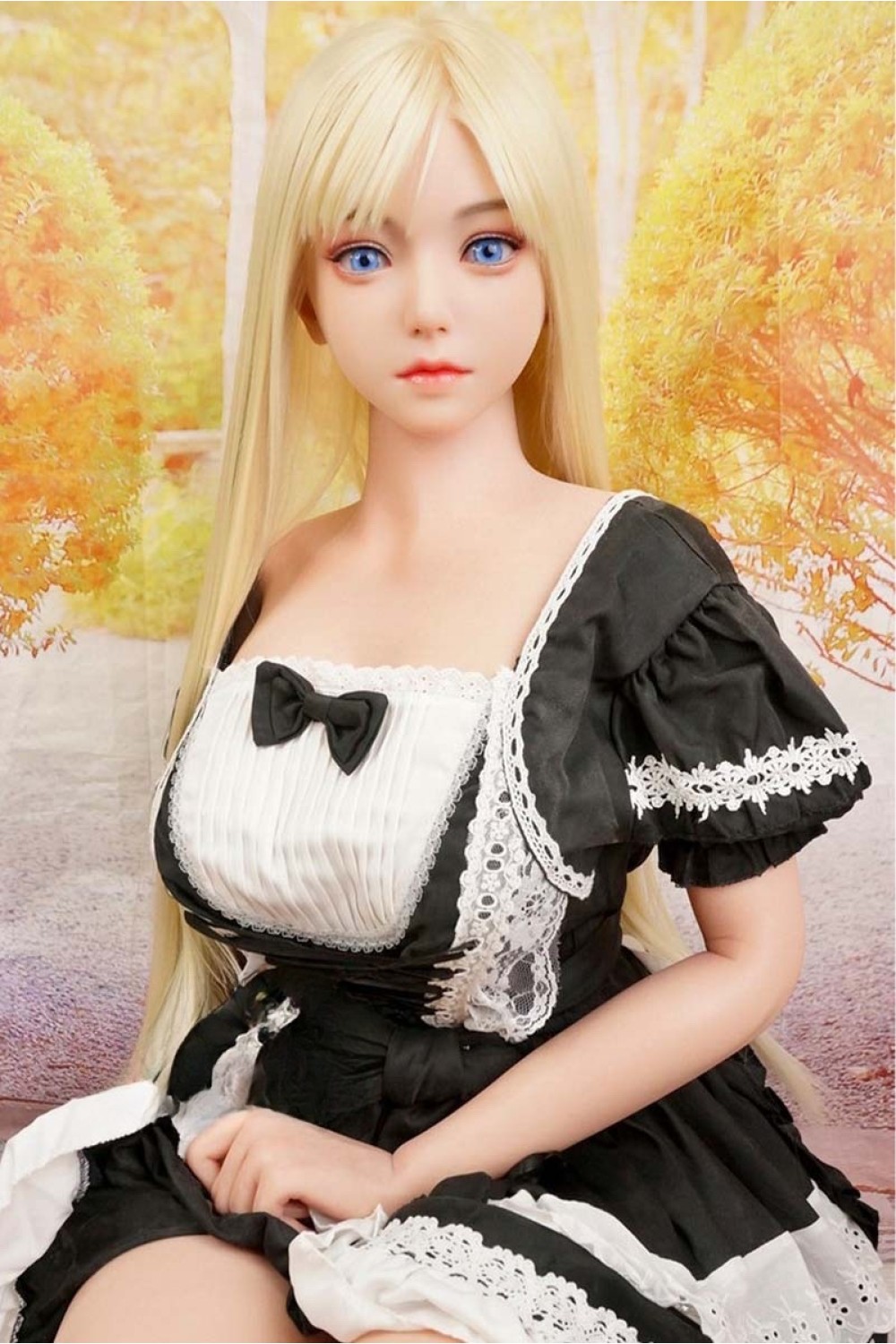 【中古】【初心者応援パック 新古超美品】Bezlya Doll #風鈴シリコンヘッド 職人メイク 髪の毛の植毛OP 155cm Fカップ 2.2CFシリーズ ボディのリアルメイク 軽量化ボディ 【フルシリコン製】【オプション多数】