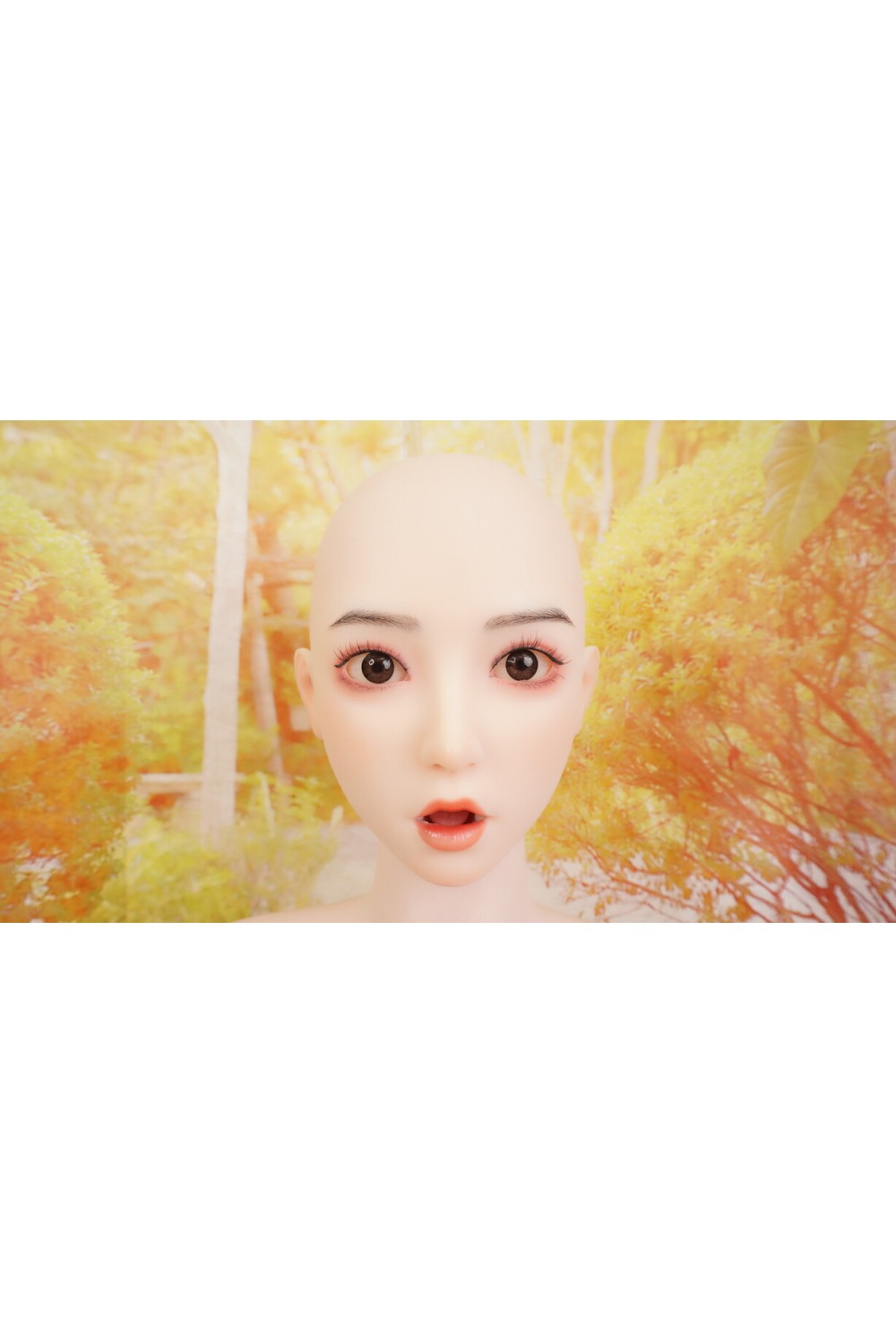 【O初心者応援パック 国内検品済 新品未使用即納品】 Yearndoll #Y201番-3 軟性シリコンヘッド 163cm Eカップ 【本物の皮膚メイク付き】【フルシリコン製】