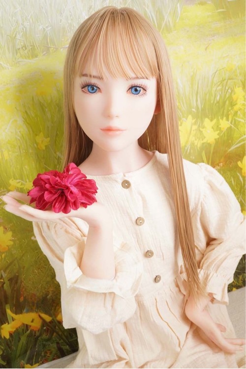 【初心者応援パック 中古超美品】WAXDOLL #GD53 軟性シリコンヘッド 142cm 貧乳 新型