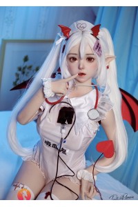 【新品】SHEDOLL 148cm Dカップ 朵朵（DuoDuo）2.0 ヘッド ラブドール ボディー材質など選択可 掲載画像はシリコンヘッド＋シリコン製ボディ 見習ナースcos SHE 0077