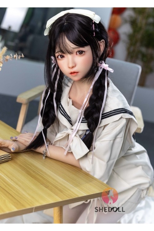 【新品】SHEDOLL 148cm Dカップ 洛小乙（Luoxiaoyi）ヘッド メイク② ラブドール ボディー材質など選択可能 カスタマイズ可能 掲載画像はフルシリコン製 SHE 0040