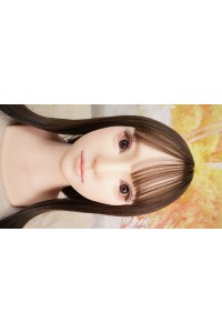【中古】【O新古超美品 ホール未使用】蛍火日記 #莲（lian）軟性シリコンヘッド（口開閉機能あり、オーラル可能、描く眉毛と付け睫毛）単品(160〜165cm推奨)