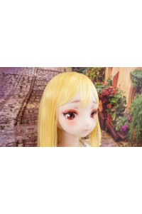 【初心者応援パック 美品】JYDOLL #伊童アニメヘッド 123cm Cカップ 衣装付属 ボディリアルメイク塗装加工OP 自立加工 新骨格 肌色 シリコン肌色