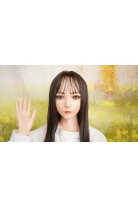 【初心者応援パック 新古美品】RZR Doll（人造人） #14小十四ちゃん 硬めシリコンヘッド160cm Eカップ 衣装付属 ゼリー胸 視点移動 指関節 陰毛の植毛 新骨格 肌色 ナチュラル