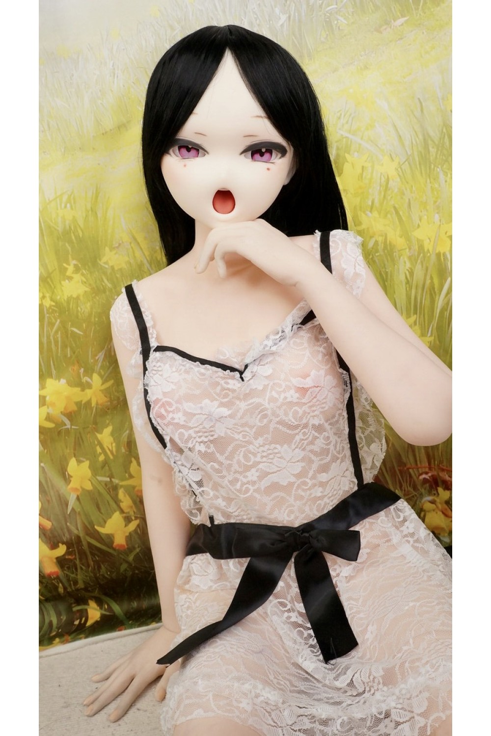 【中古】【初心者応援パック 中古超美品】MOZU Doll #星火（Xinghuo)ちゃん軟性シリコンヘッド（舌と歯付き、フェラ可能）OP 148cm Cカップ ゼリー胸OP 【オプション多数】