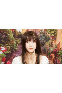 【中古】Real Girl (A工場製) R28硬めシリコンヘッド163cm Cカップ ゼリー胸 眉毛と睫毛の植毛 視点移動 指関節OP 自立加工OP EVO新骨格 肌色 ナチュラル