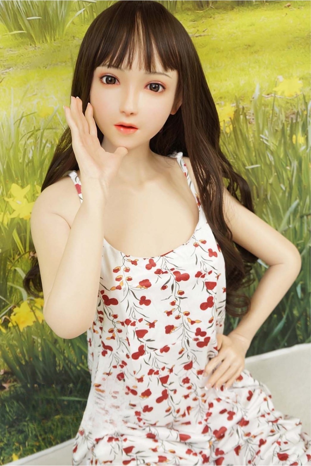 【初心者応援パック 新品未使用品ホール未使用品】EXDOLL (アルテトキオ) Cyber Fusionドール #Aiヘッド 149cm 下睫毛の植毛 視点移動 指関節 骨格 グリップタイプ 肌色 新色