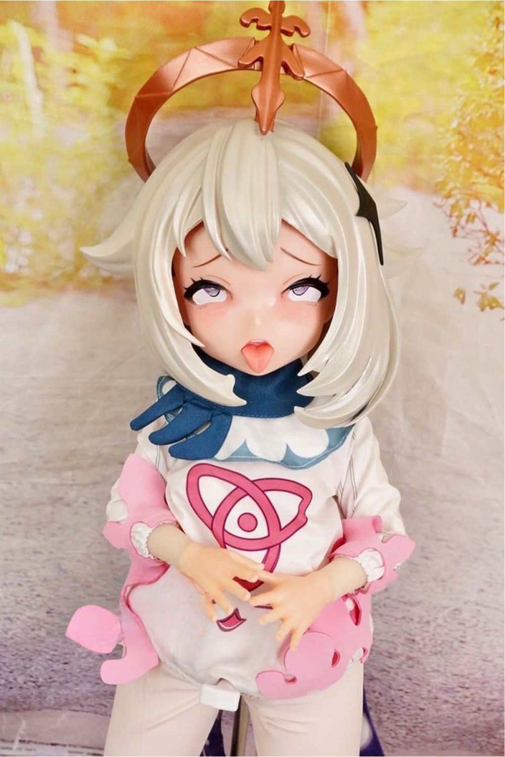 【中古】【O初心者応援パック 新古超美品ホール未使用品】Otaku Doll #パイモンPVC製ヘッド (Cタイプ)65cm