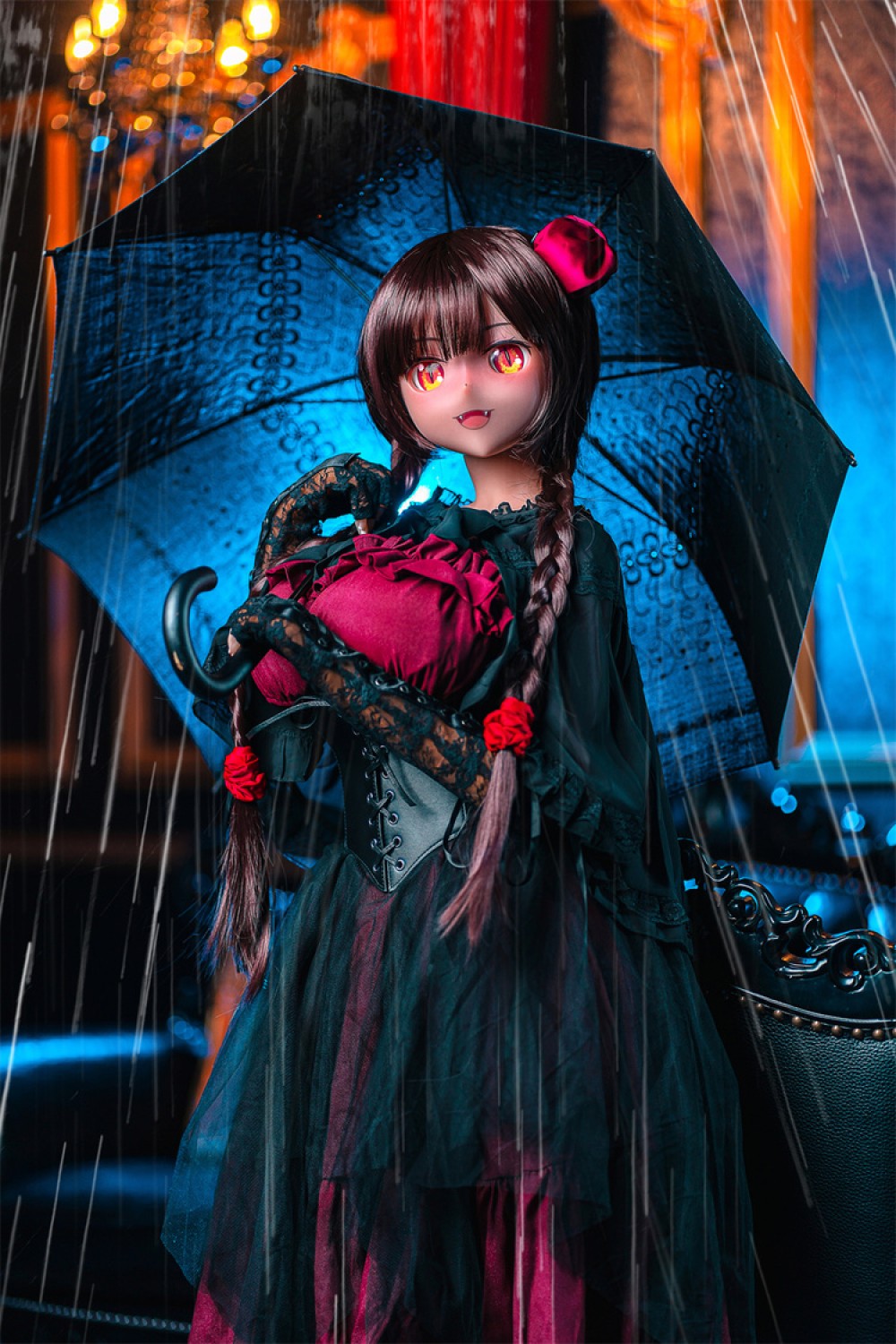 【新品】フルシリコン製 アニメドール 凹凸咪 Aotume 155cm Hカップ 欧米風#1ヘッド 及びボディー材質選択可能 AOT 0001